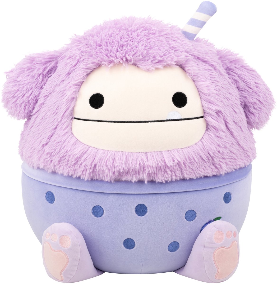 Peluche Jazwares squishmallows - dilka la boba lavanda bigfoot - 40cm