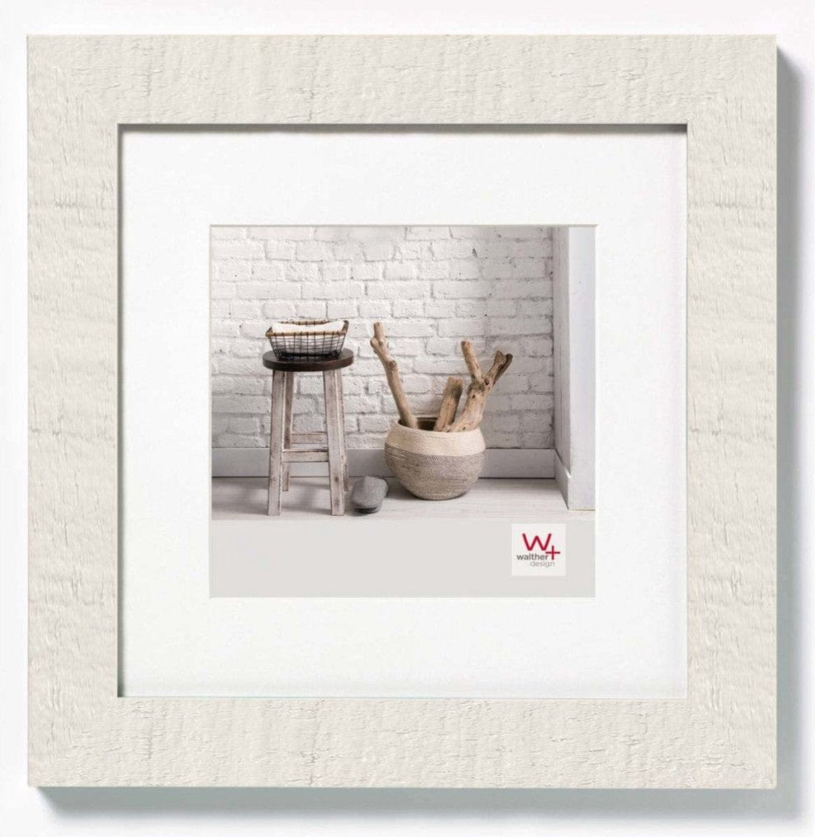 Walther home - houten lijst - fotoformaat 20x20 cm - wit