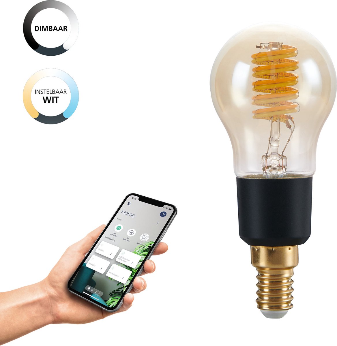 Lampada LED Eglo e14 ball connect.z - 320lm - dimmerabile - (p45)