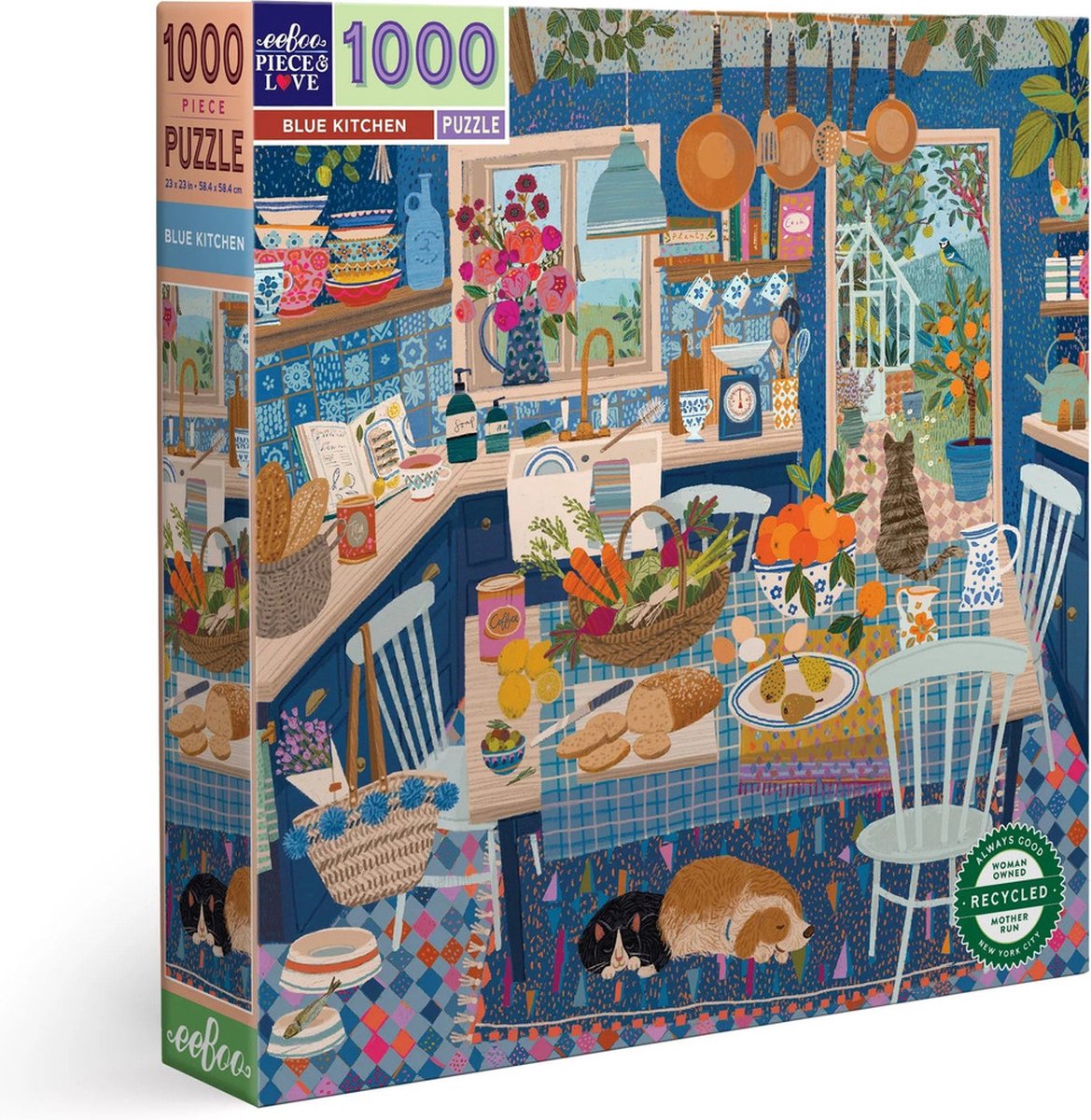 Cucina blu Eeboo (1000).