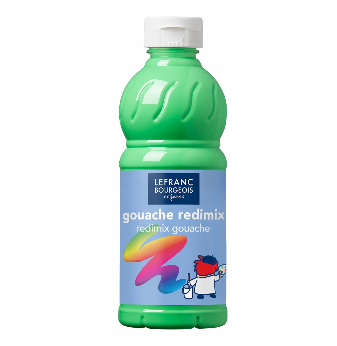 Guazzo verde fluo Lefranc borghese 500 ml lefranc borghese