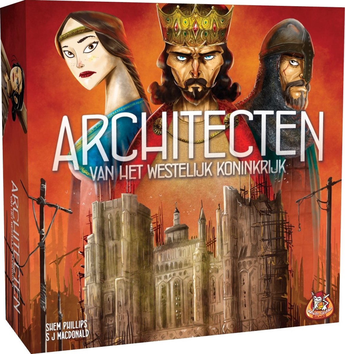 White goblin games - architecten van het westelijk koninkrijk - expertspel - 1 tot 5 spelers - 90 minuten - vanaf 12 jaar