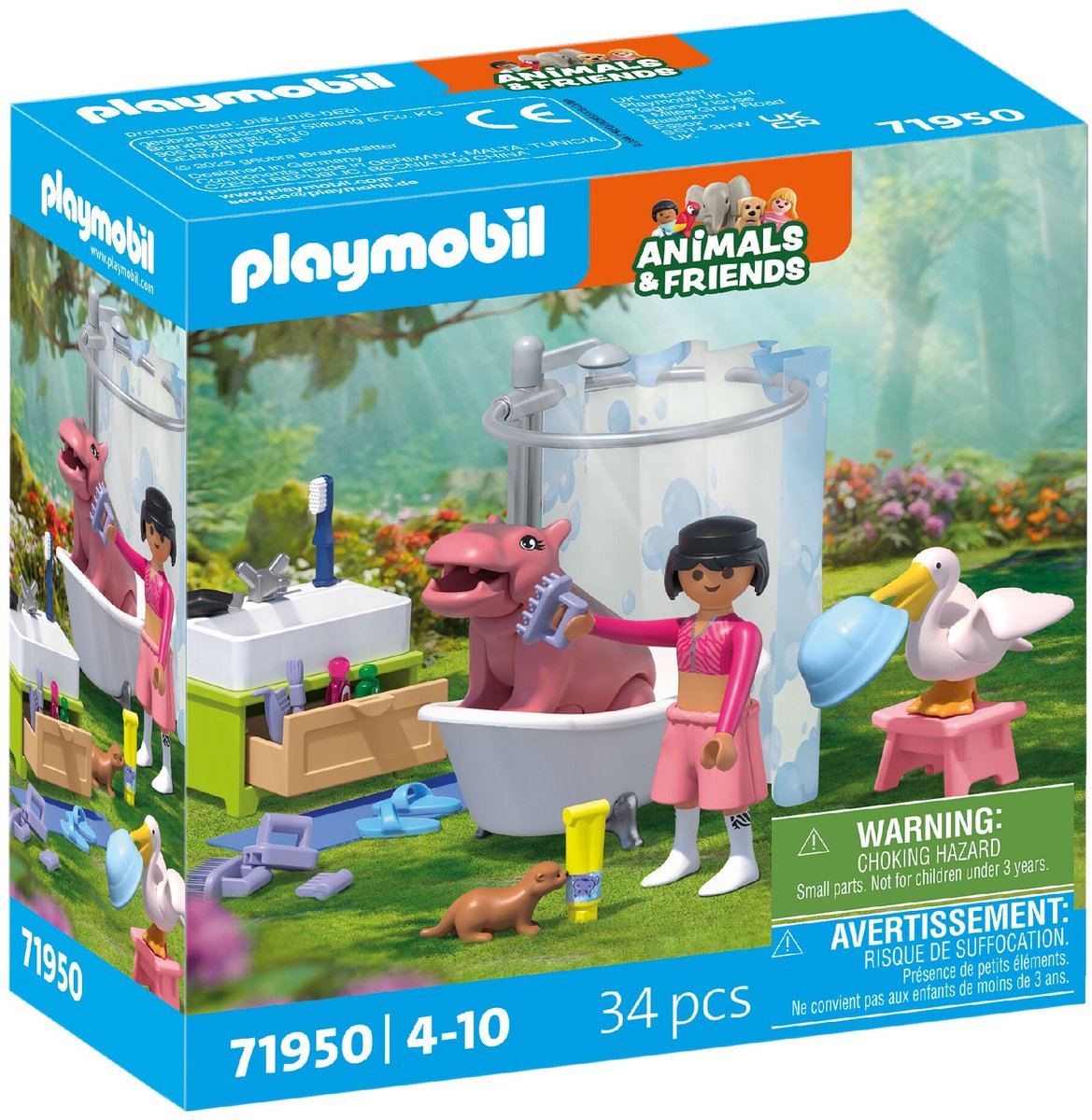 PlayMobil 71950 Pool de animales Pleasa