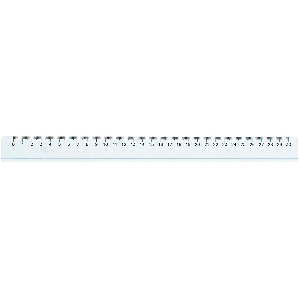 Righello, l: 30 cm, 1 pezzo