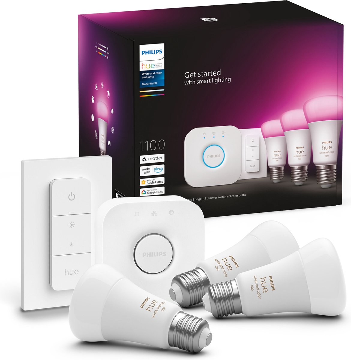 Philips Hue White and Color Ambiance Starterkit E27