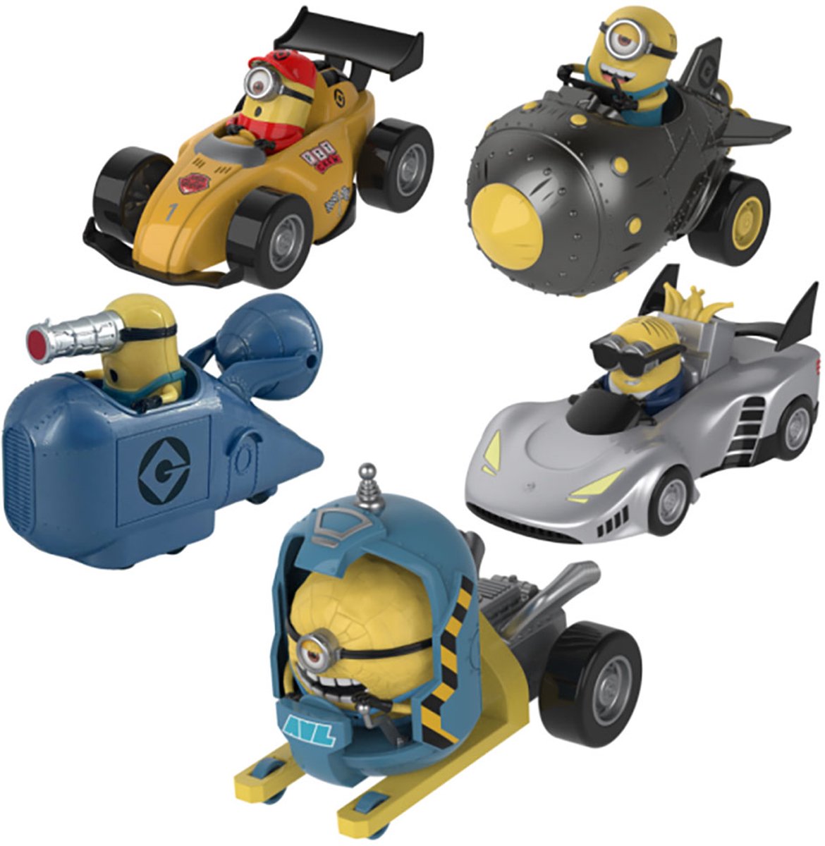 Figura minions bandai surtido amarillo