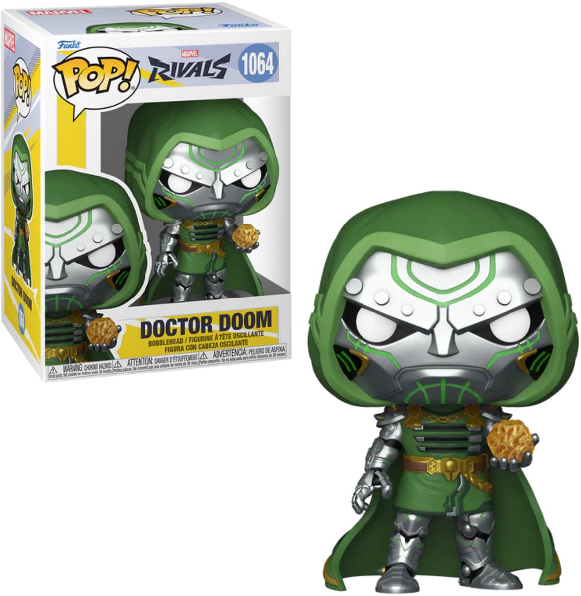 Funko Marvel Rivales Pop! figura vinilo doctor doom 9 cm pop! figura