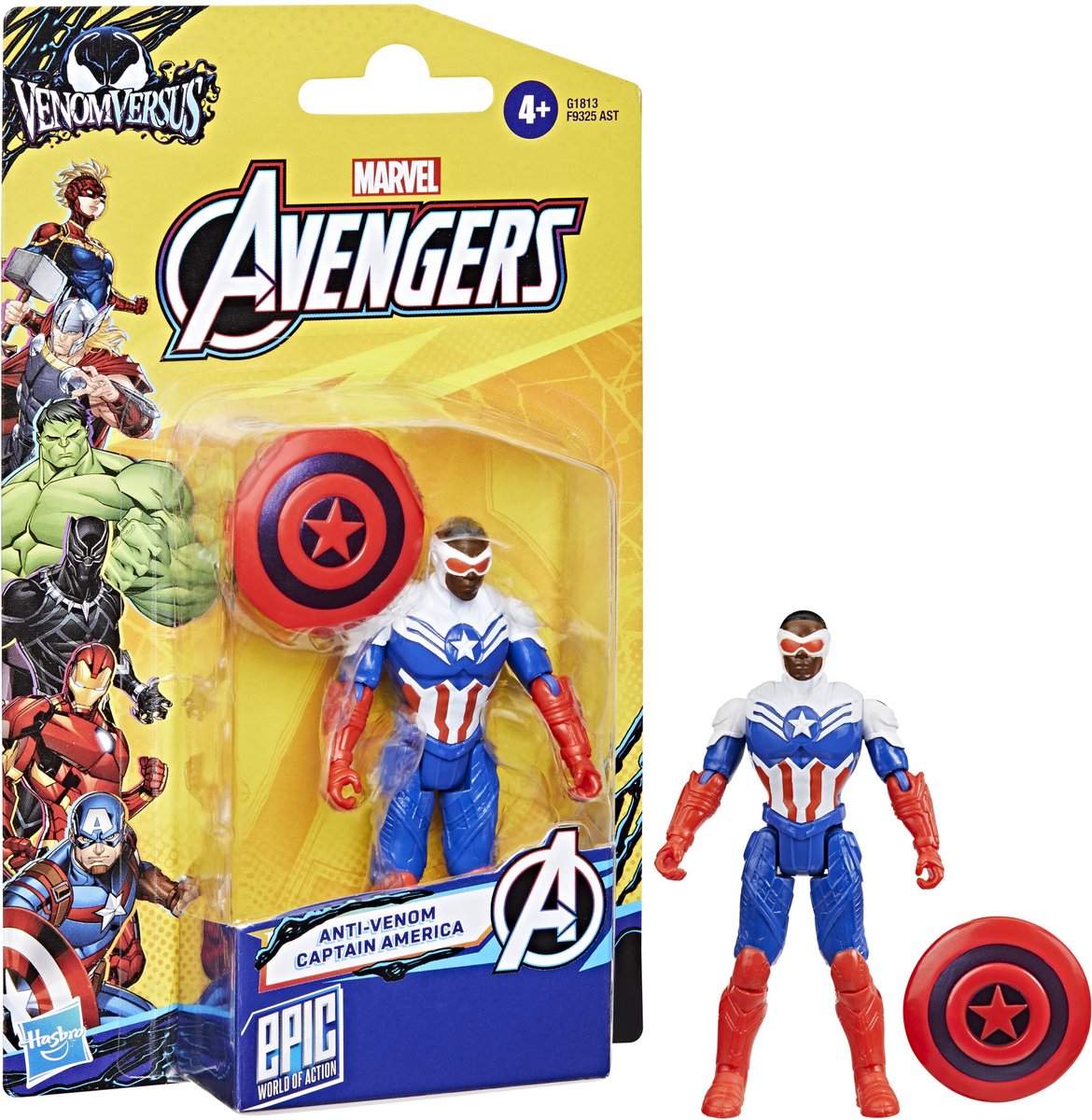 Marvel Avengers 10 cm Figura Venom Captain America