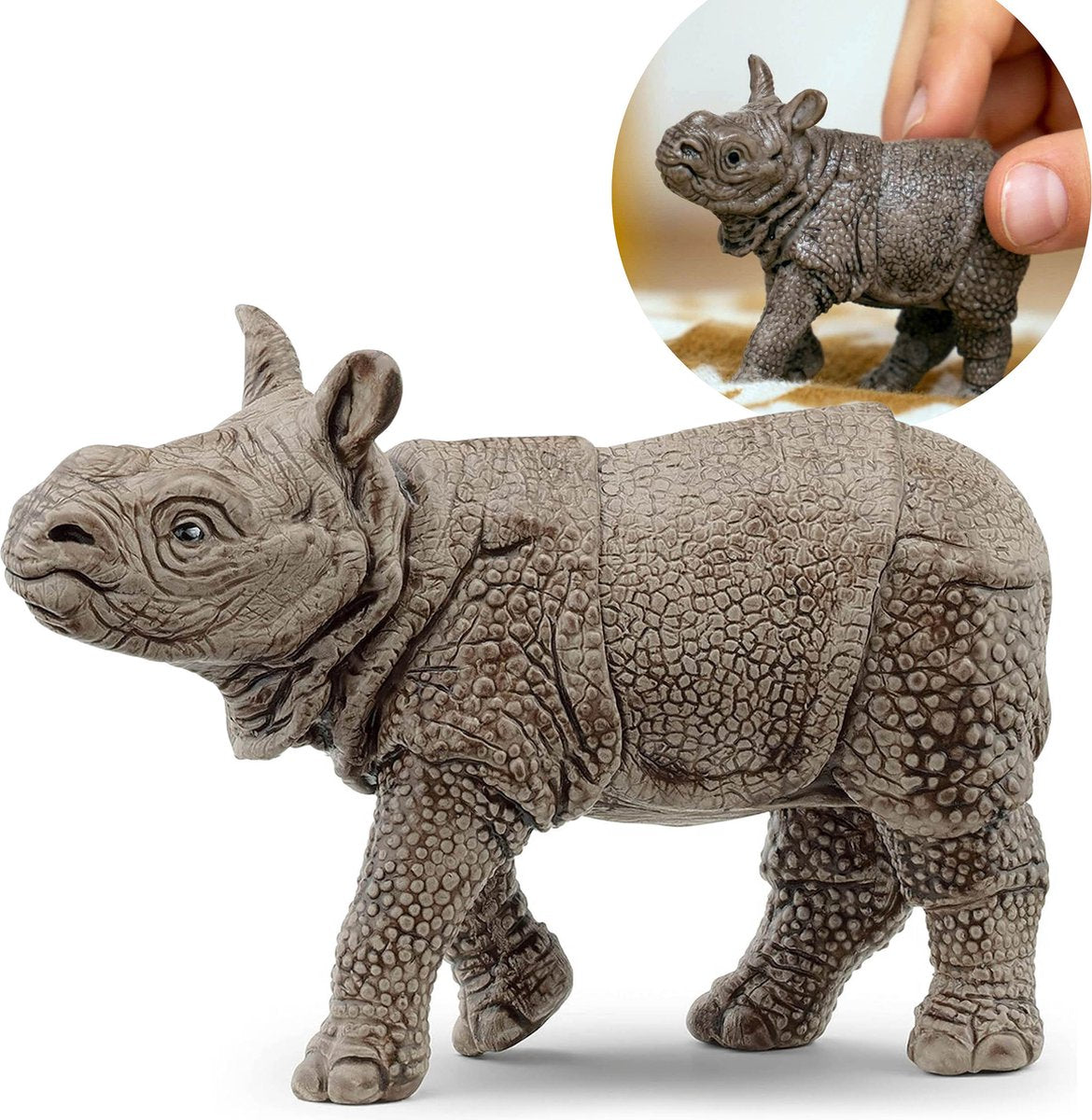 Schleich 14860 Rhinoceros indios bebé