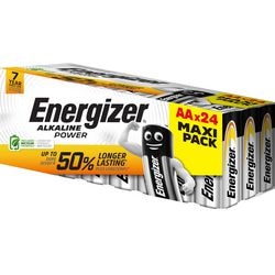 Pile energizzante alcaline power lr6 aa 24 pezzi