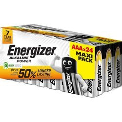 Pile energizzante alcaline power lr03 aaa 24 pezzi
