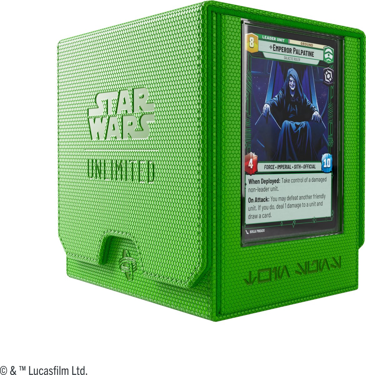Gamegenic Star Wars Unlimited Twin Suns Deck Pod Verde - Deckbox - Tokenbox - per Star Wars Unlimited -