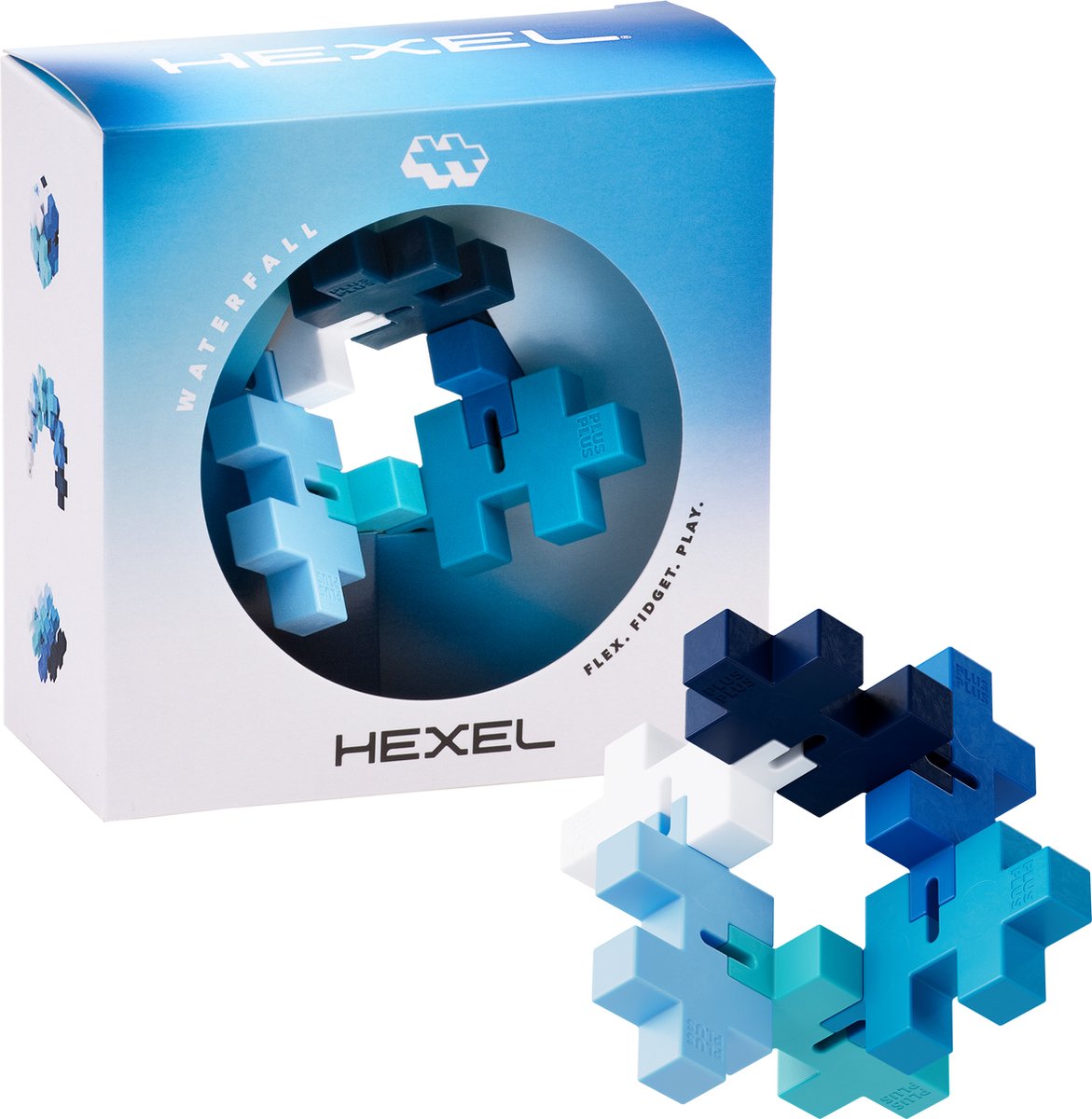 Plus plus hexel cascata plus-plus: 6 pezzi (3486)