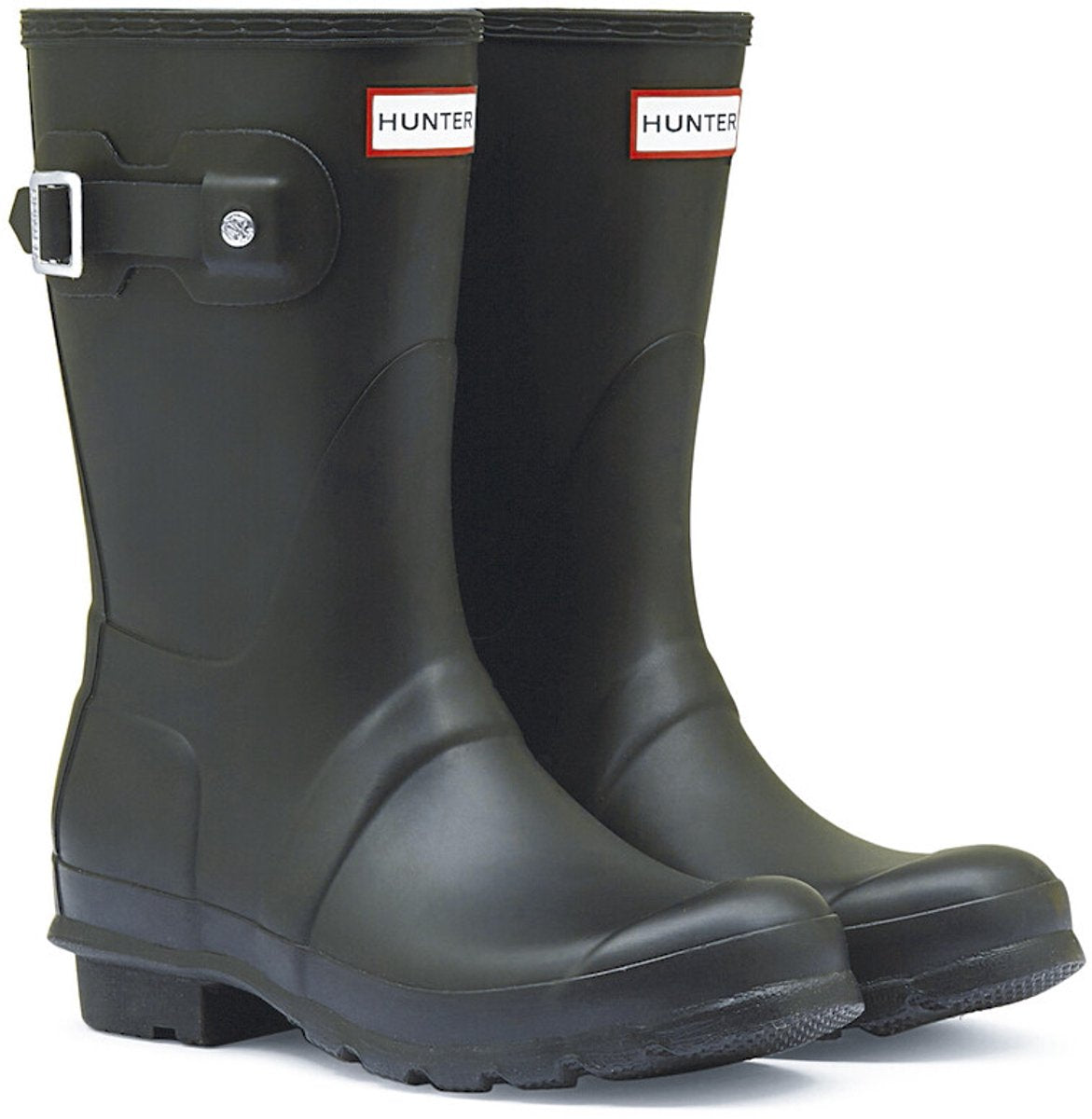 Hunter botas de lluvia cortas originales para mujer - talla 42
