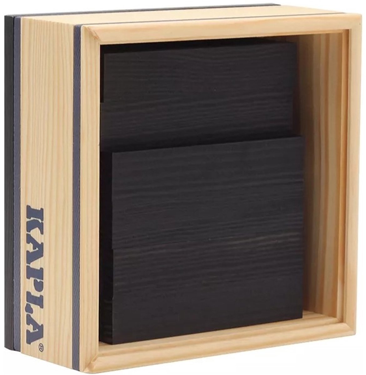 Kapla - kleur - constructiespeelgoed - zwart - 40 plankjes