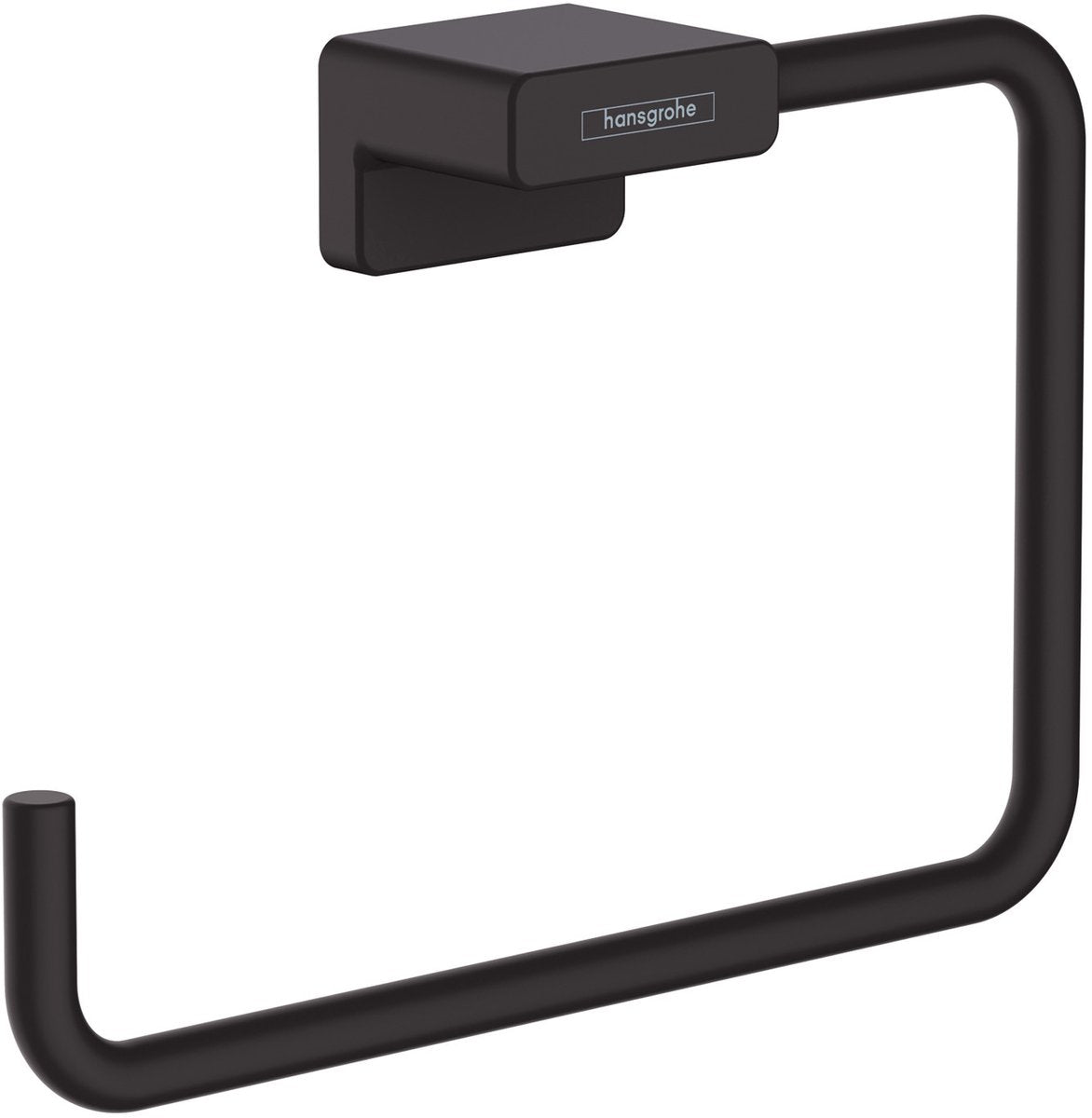 Hansgrohe addtoris toallero negro mate