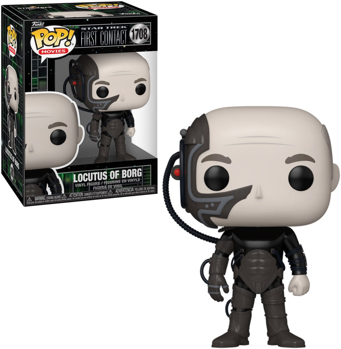 ¡Funko pop! películas: primer contacto de Star Trek - locutus de borg #1708