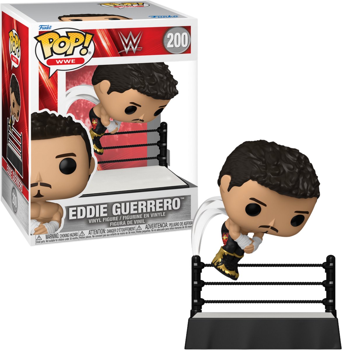 Funko wwe pop! premium vinyl figure eddie guerrero(frog splash) 9 cm