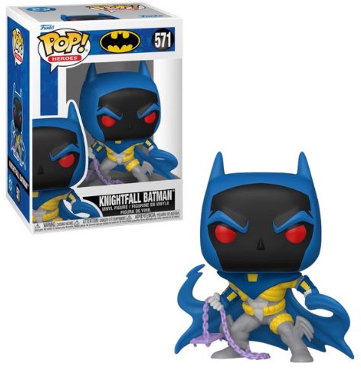 Funko batman knightfall batman vinylfiguur 571 unisex pop! - neutraal - standard