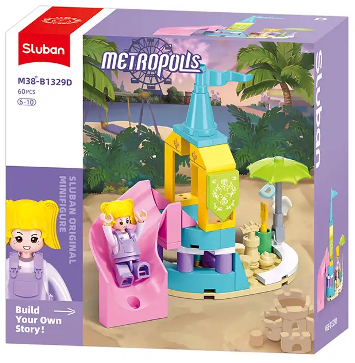 Diversión de la metrópolis de Sluban (m38-b1329d)