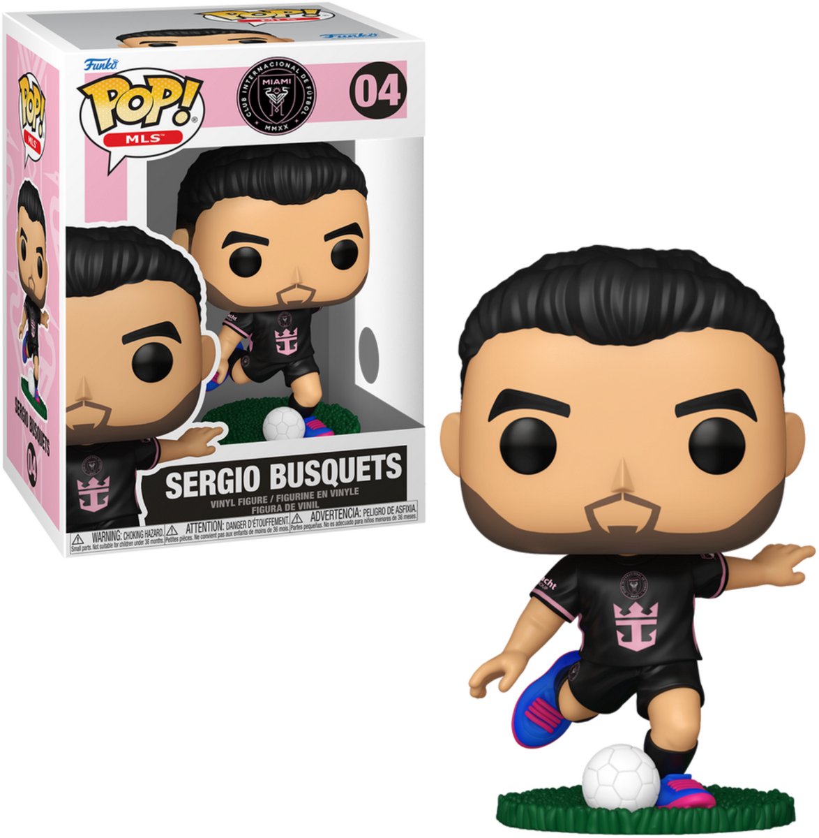 Funko pop mls: inter miami - sergio busquets pop #04
