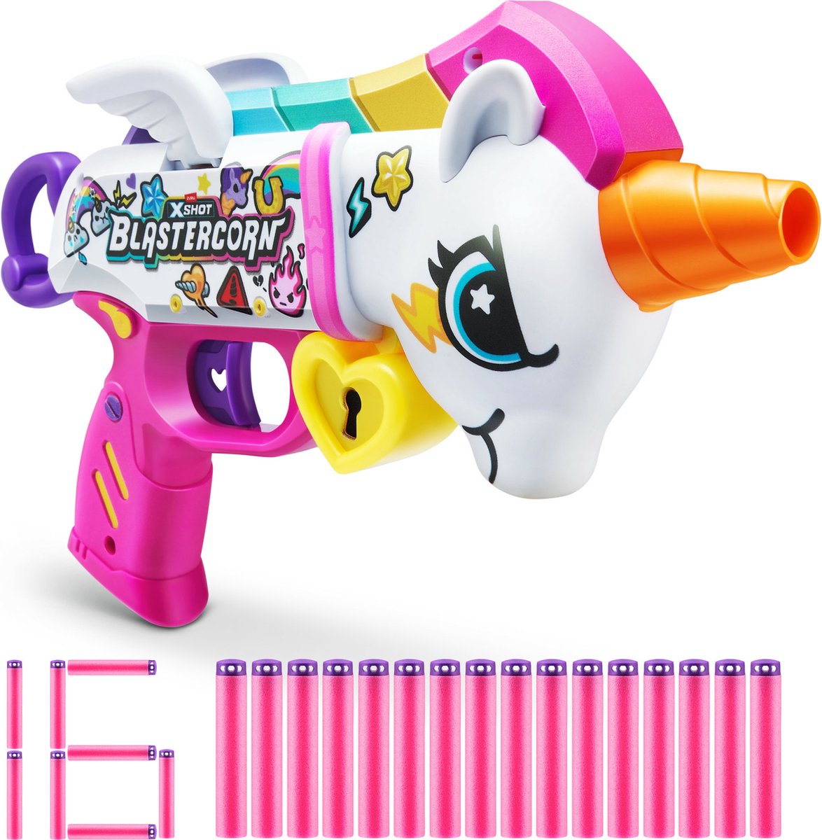 Xshot - blastercorn (incl. 16 flechas) de zuru - blaster de juguete