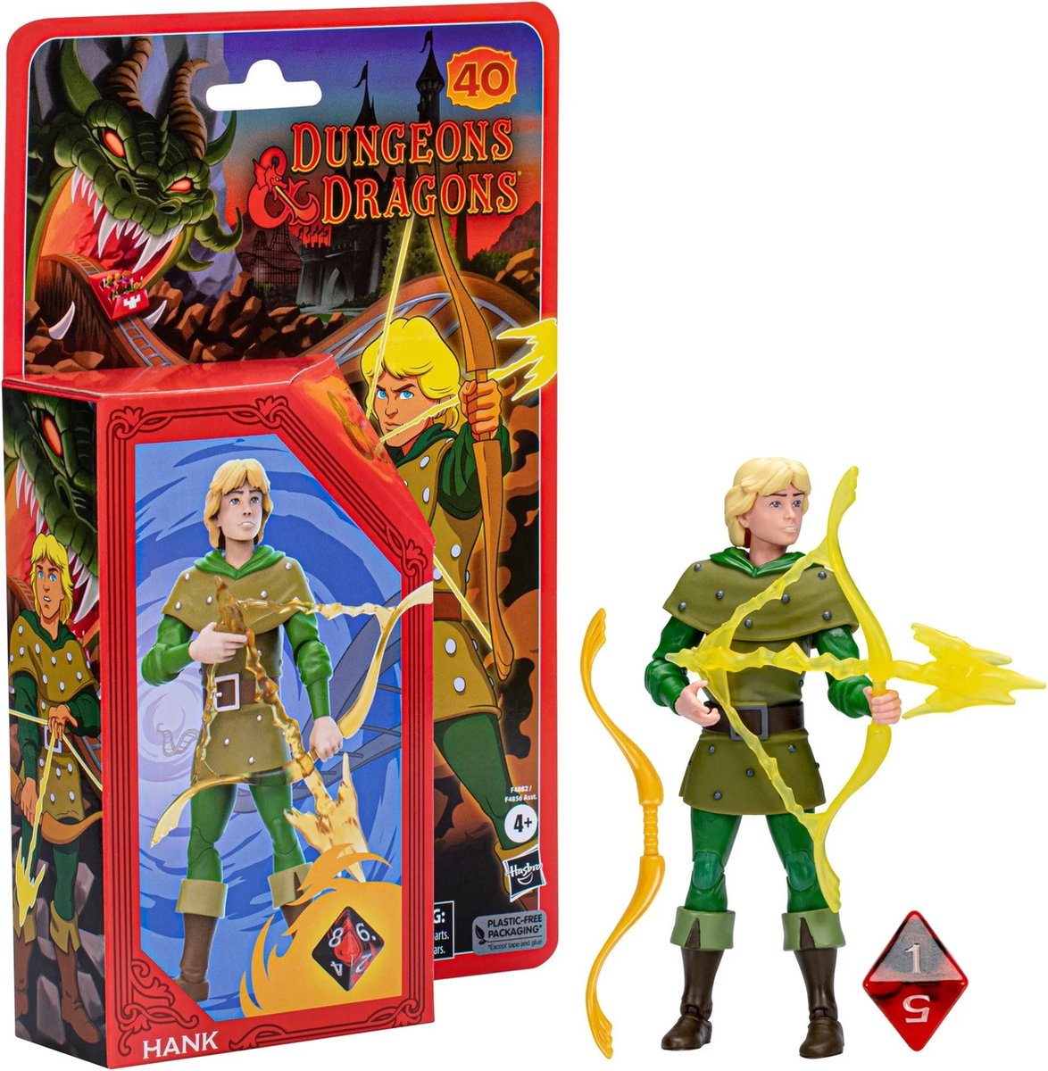 Hasbro dungeons dragons action figure matassa 15 cm multicolori