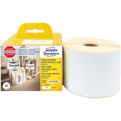 Etichette Avery compatibili dymo lw 1933087 durevoli ultra resistenti autoadesive bianche