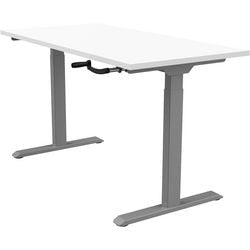 Postazione di lavoro sit-stand bursligr160bianco