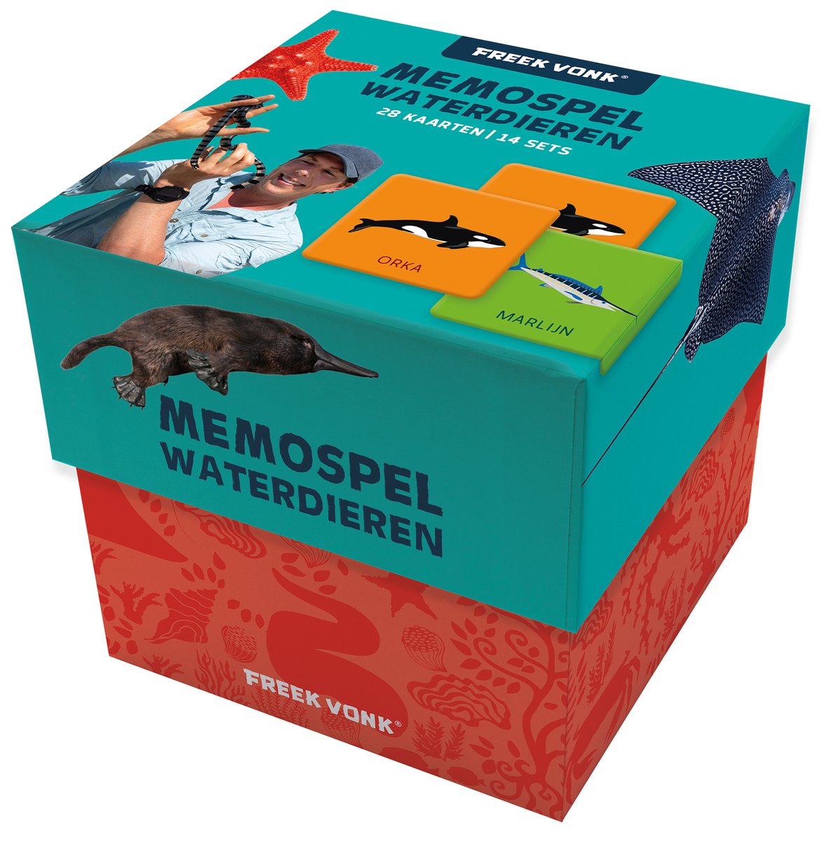 Imagebooks freek spark memo game - animali acquatici