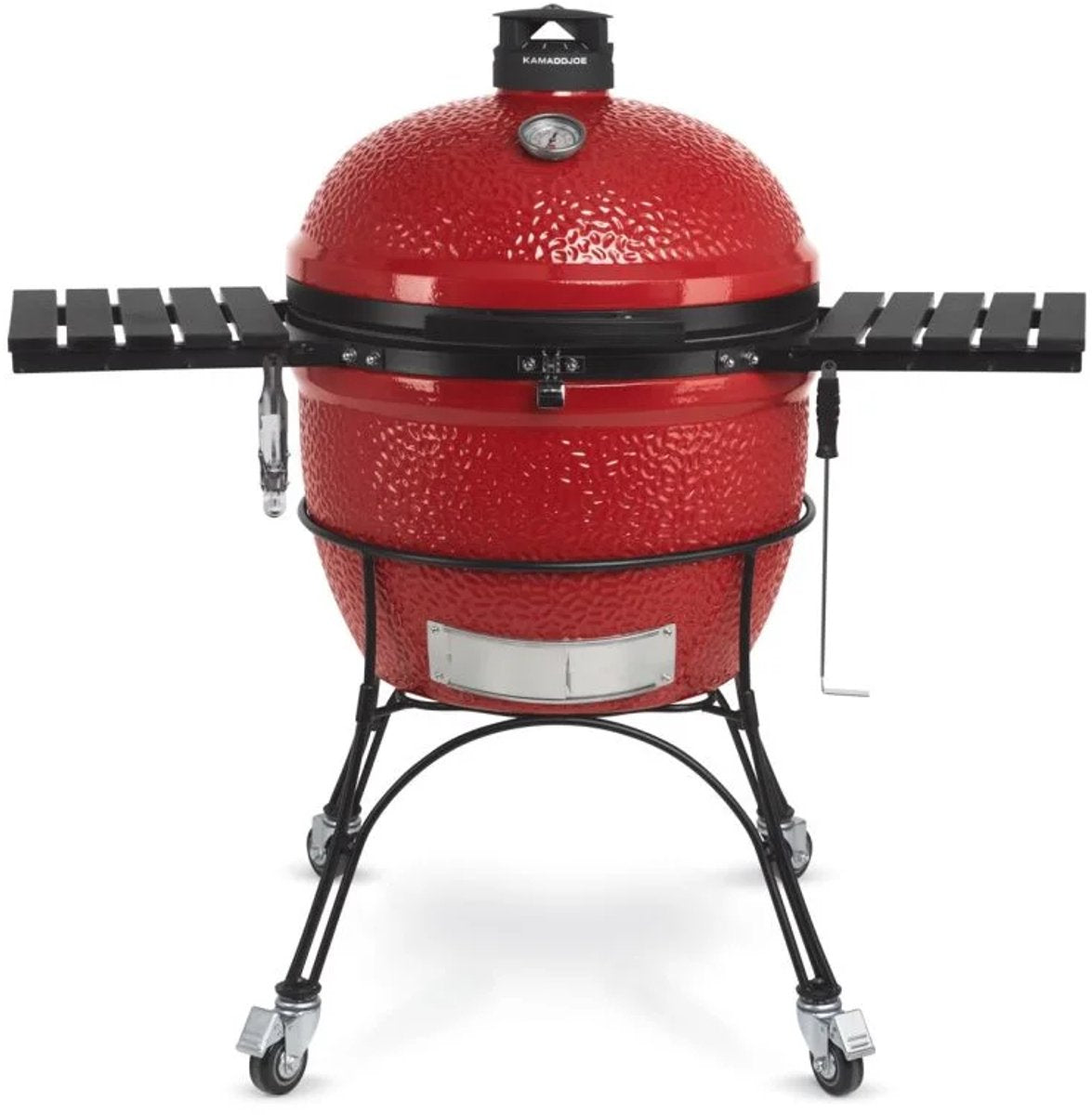 Kamadojoe kamado joe big joe ii – kamado bbq 61 cm – parrilla de carbón cerámico con base