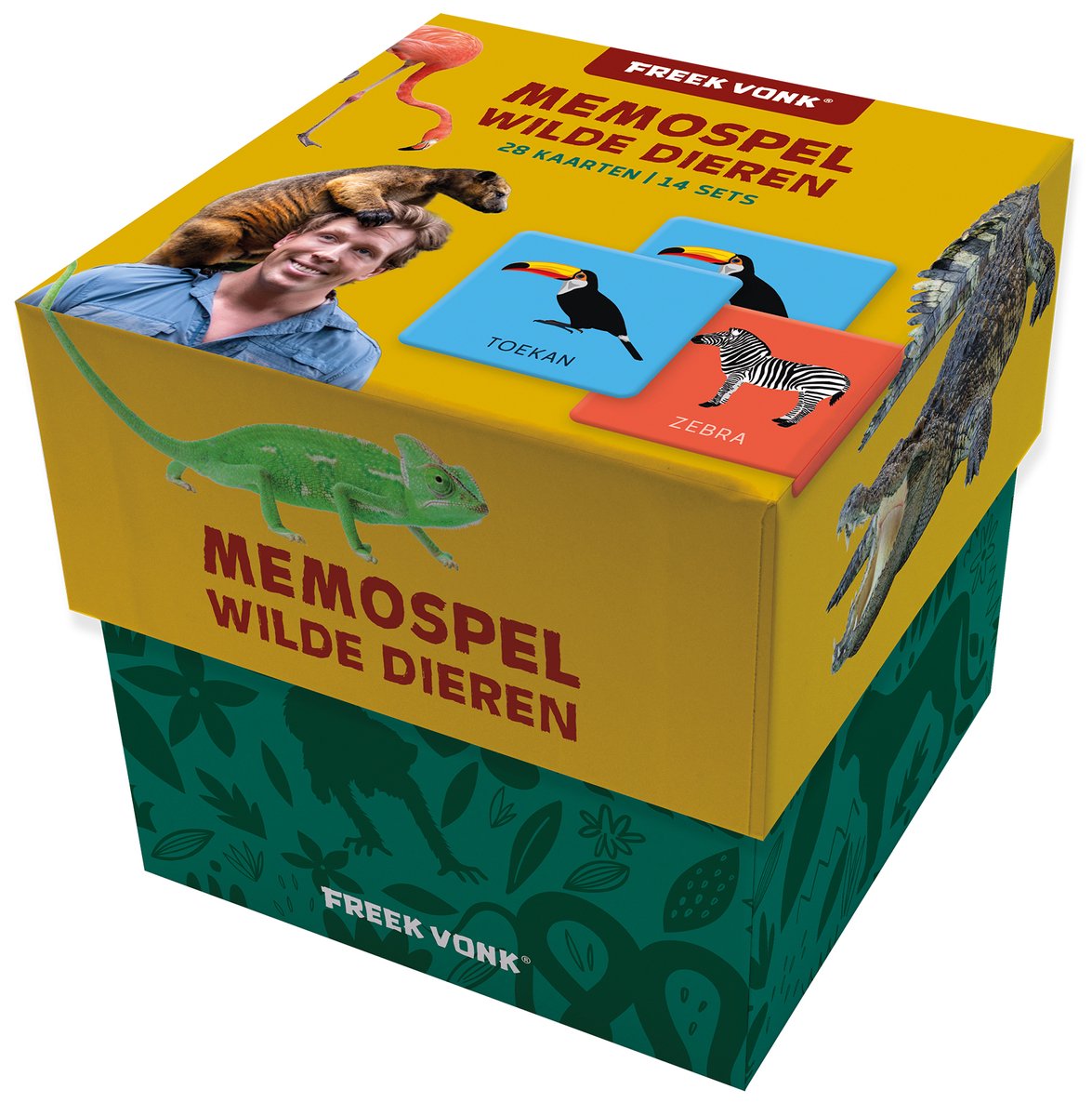 Imagebooks freek vonk memospel - wilde dieren memory spel - vanaf 3 jaar
