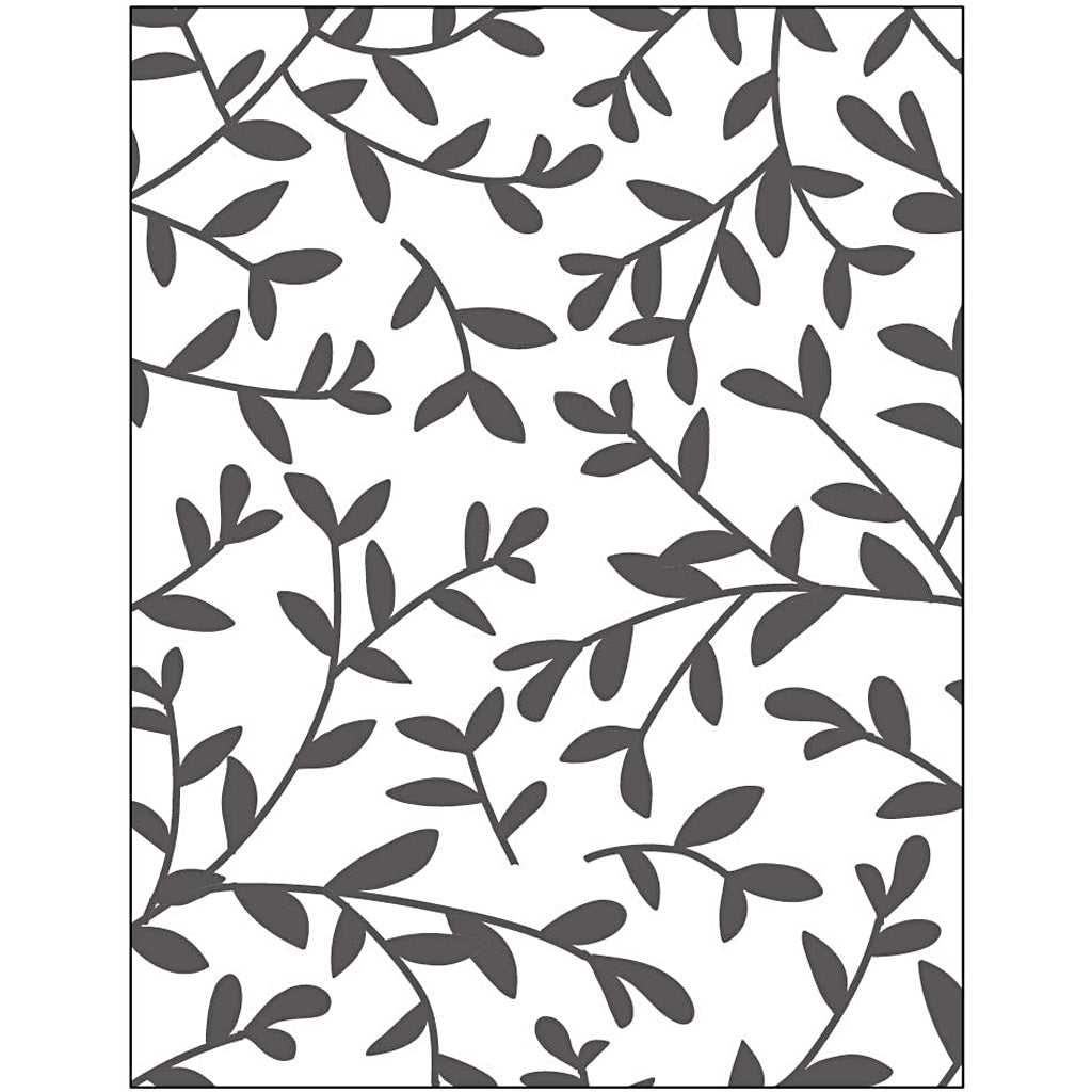Carpeta de estampado Creativ company, ramitas, dimensiones 11x14 cm, grosor 2 mm, 1 unidad
