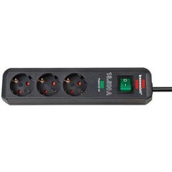 Brennenstuhl Eco-Line 13,500A Socket con Beve de sobretensión