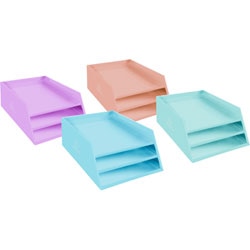 Brievenbakje exacompta 13496d aquarel kleurenassortiment pak van 4