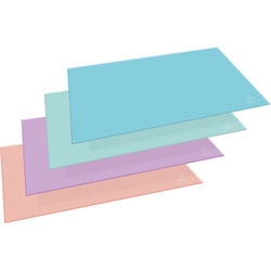 Bureauonderlegger exacompta 60196d aquarel kleurenassortiment pak van 8