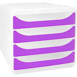 Cassettiera exacompta 310319d chromaline viola