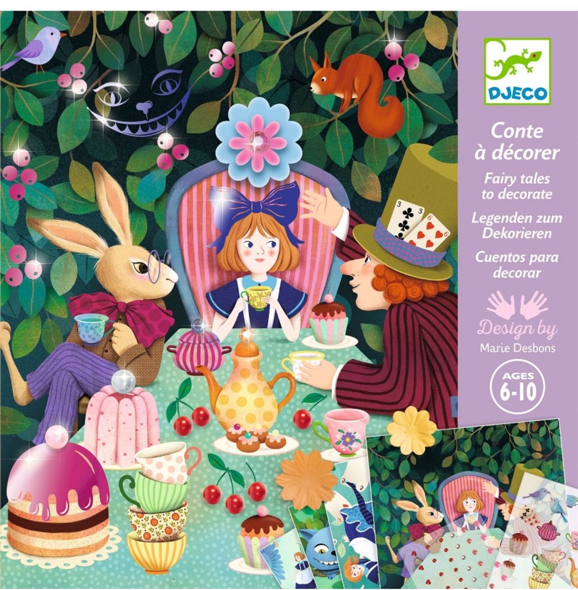 Djeco knutselset wonderland - creatief speelgoed fsc mix.