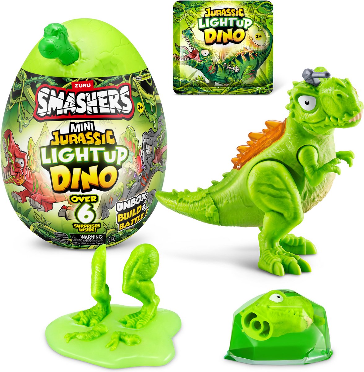 Zuru smashers smashers mini jurassic illuminano dino