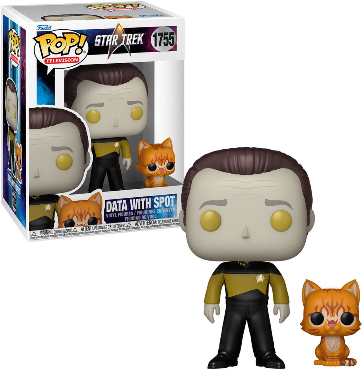 Funko star trek pop! tv vinyl figure data with spot #1755