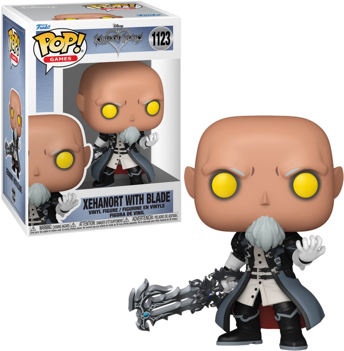 Funko kingdom hearts pop! games vinyl figure xehonort w blade 9 cm