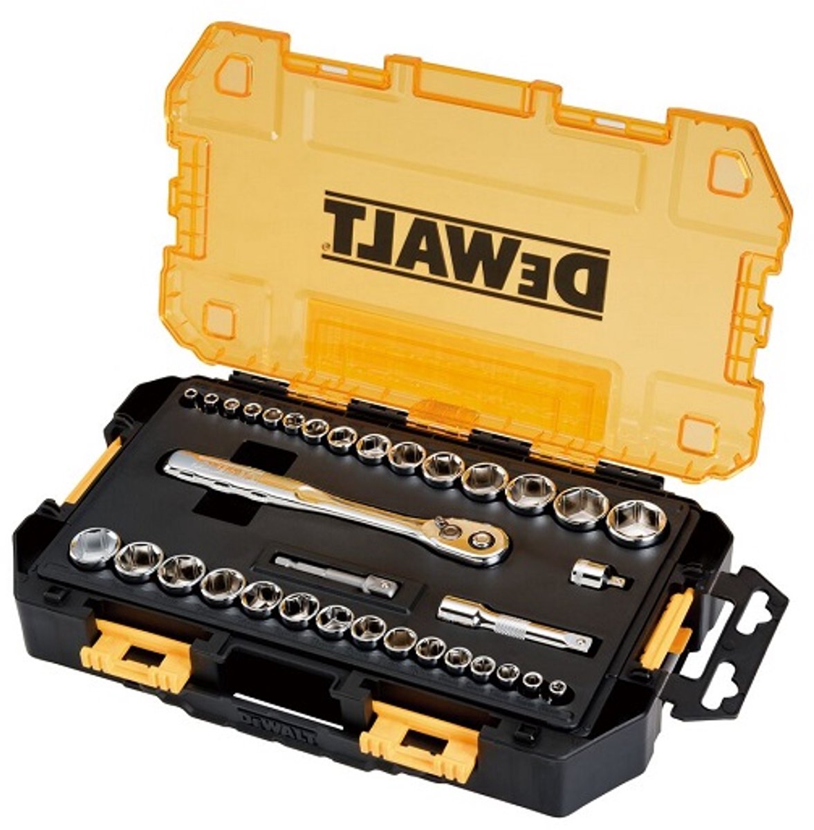 Dewalt dwmt45034 - set attrezzi meccanici - 34 pezzi - anelli di presa - valigetta impilabile