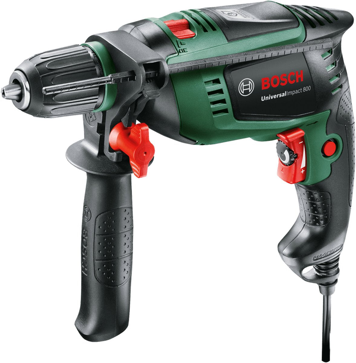 Trapano a percussione Bosch universalimpact 800 verde con valigetta - 800w - 0603131100