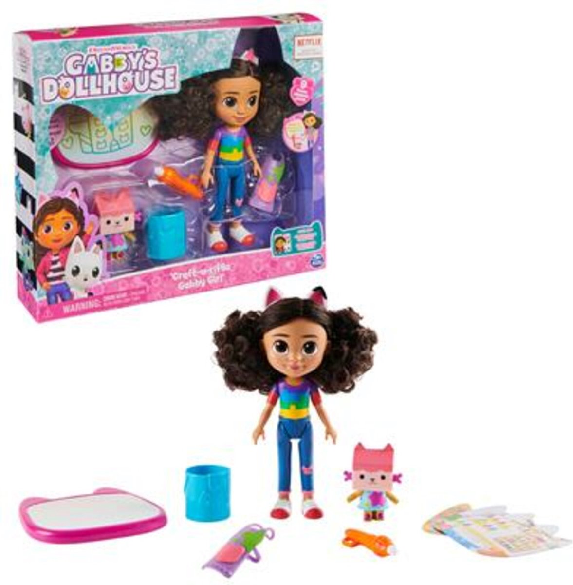 Gabby's poppenhuis - gabby pop babykitty knutsel-speelset