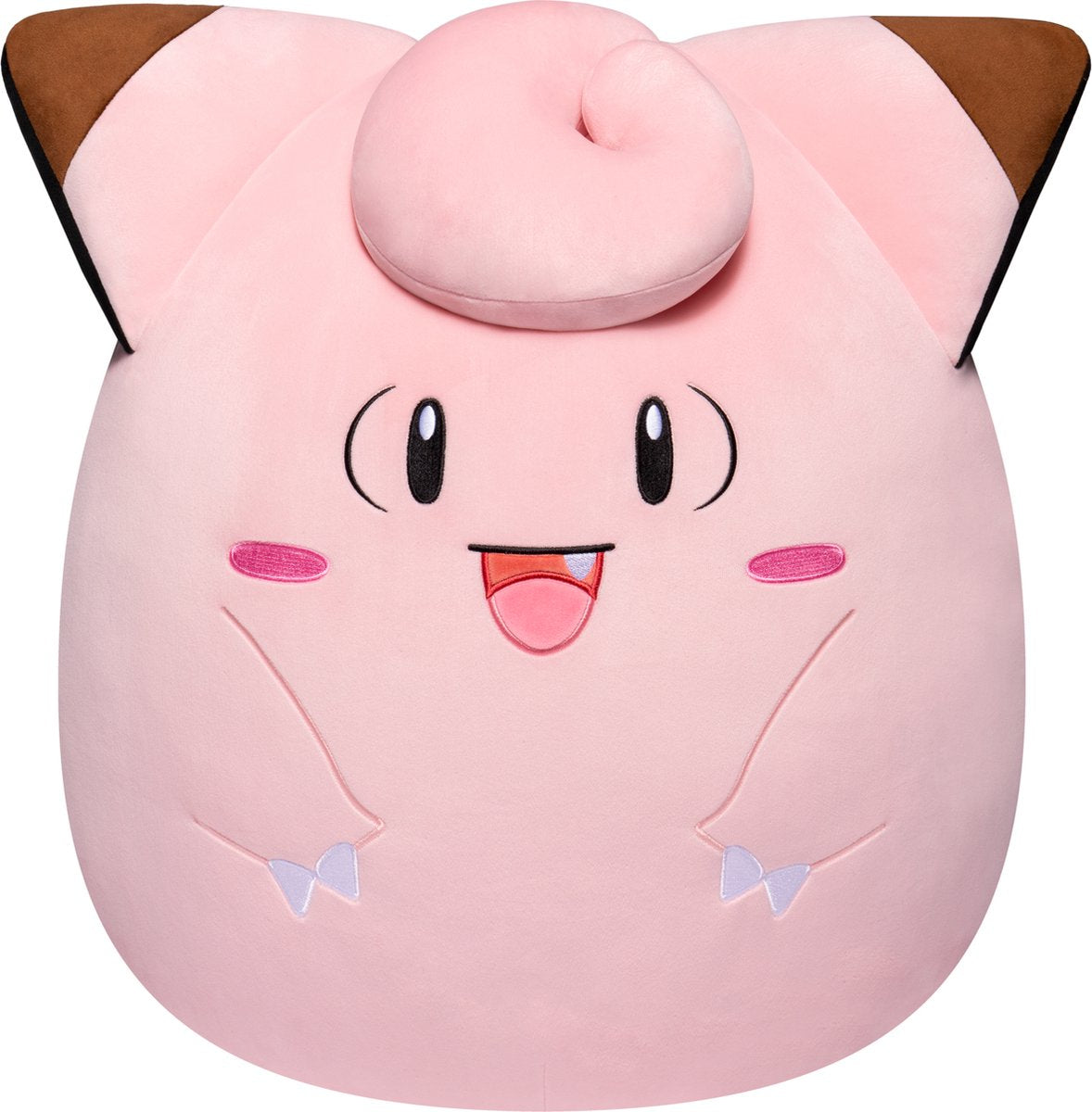 Squishmallows pokémon squishmallow clefairy - peluche morbido di 50 cm - merce ufficiale