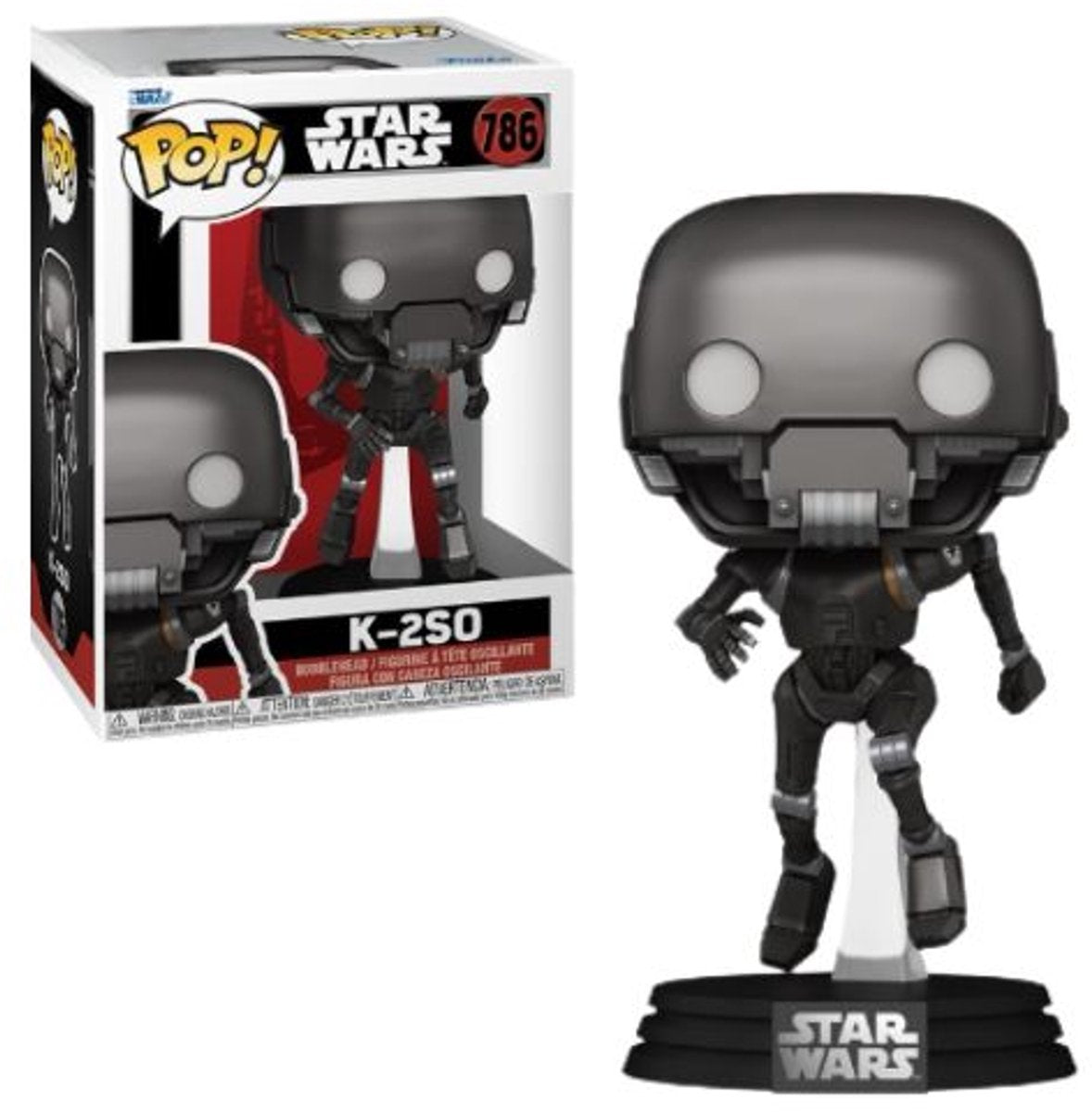 Funko star wars k-2so vinylfiguur 786 unisex pop! - neutraal - standard