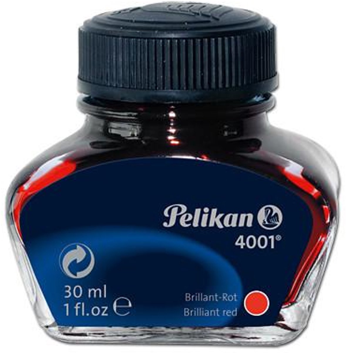 Pelikan 4001 - boccetta d'inchiostro - 30 ml - rossa