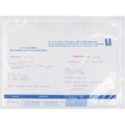 Paklijstenveloppen raja pcl13t 115 mm polyethyleen, silicone paper