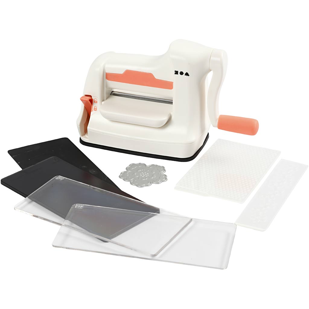 Set básico de Creativ Company: máquina perforadora y estampadora, A7, hoja 74x105 mm, 1 juego