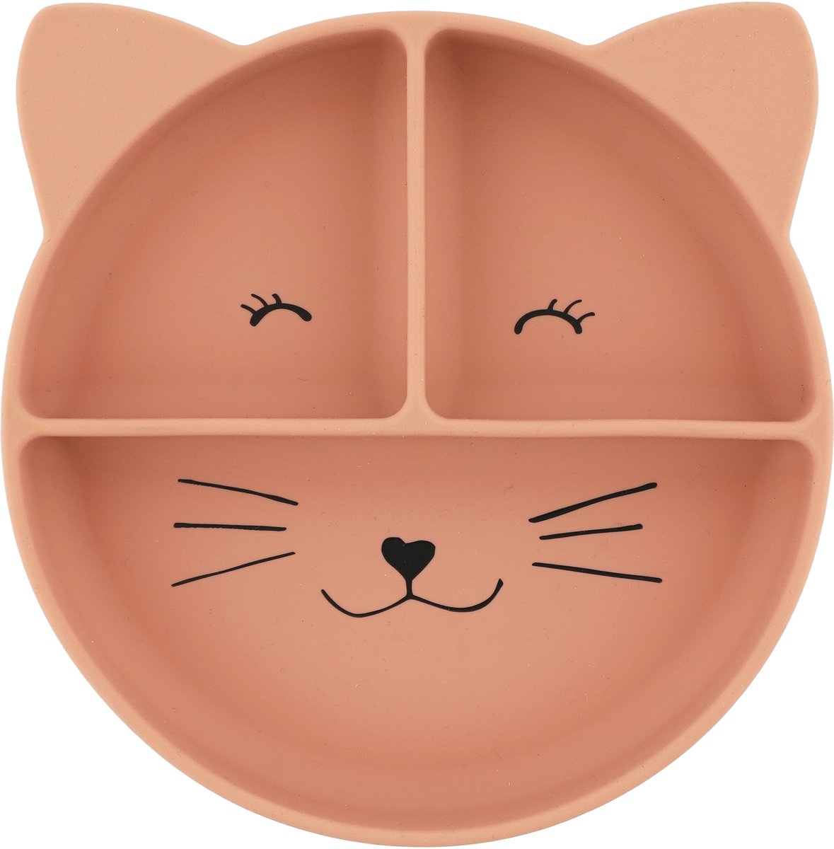 Tablero de silicona Trixie con compartimentos y taza de succión Sra. gato